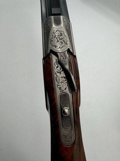 Krieghoff K20 Sovereign Scroll 3 Barrel Pro Sporter Set 20/28/.410 w/Crown Wood - Image 8 of 11