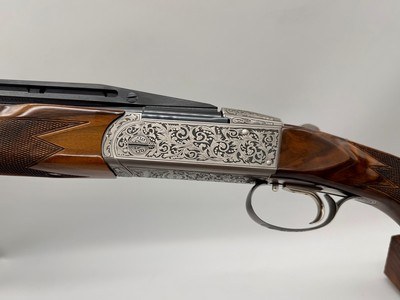 Krieghoff K20 Sovereign Scroll 3 Barrel Pro Sporter Set 20/28/.410 w/Crown Wood - Image 7 of 11
