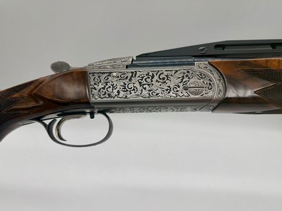 Krieghoff K20 Sovereign Scroll 3 Barrel Pro Sporter Set 20/28/.410 w/Crown Wood - Image 9 of 11