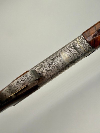 Krieghoff K20 Custom Gold Asprey Scroll 20/28 Gauge Parcour Combo Crown Wood - Image 11 of 11