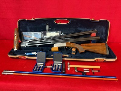 Krieghoff K20 Parcour 20/28 Gauge Combo with .410 Briley Tube Set - Image 1 of 10