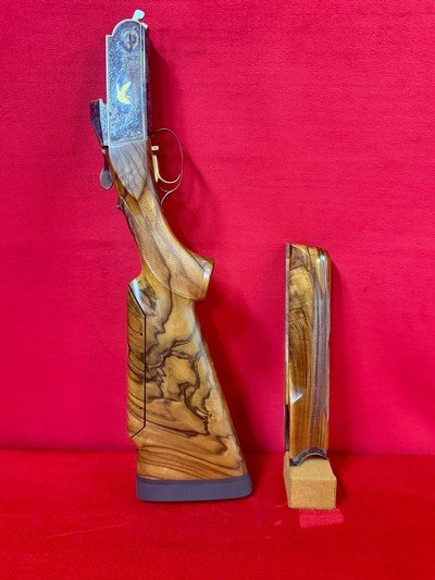 Krieghoff K80 Gold Uplander Case Color Badillini Engraved - Image 4 of 11