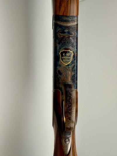 Krieghoff K80 Gold Uplander Case Color Badillini Engraved - Image 8 of 11