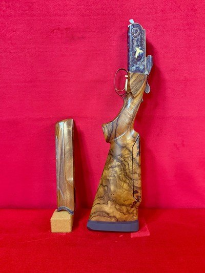 Krieghoff K80 Gold Uplander Case Color Badillini Engraved - Image 5 of 11
