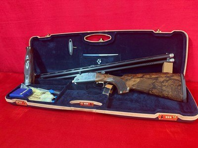 Krieghoff K80 Gold Super Scroll Blued Sporter LIKE NEW - Image 1 of 11