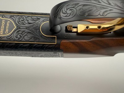 Krieghoff K80 Gold Super Scroll Blued Sporter LIKE NEW - Image 9 of 11