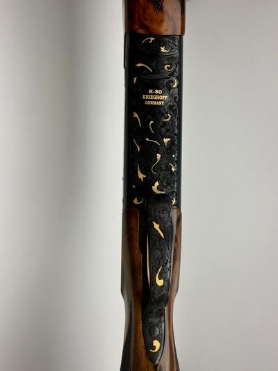 Krieghoff K80 Gold Vienna Scroll Blue Sporter LIKE NEW - Image 8 of 11