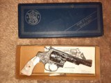 Smith & Wesson Model 651 22 WMR Stainless engraved w box - 2 of 14