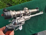 Ruger Super Redhawk 44 Magnum Stainless w Redfield scope - 5 of 10