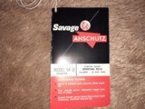 Savage Anschutz Model 54-M Sporter 22 WMR like new - 10 of 15