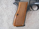 Manufactured in Belgium, this Browning Hi Power with tangent sight in 9 mm manufactured in 1966 is in at least very good+ to excellent condition. - 18 of 20