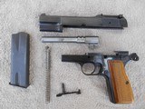 Manufactured in Belgium, this Browning Hi Power with tangent sight in 9 mm manufactured in 1966 is in at least very good+ to excellent condition. - 5 of 20