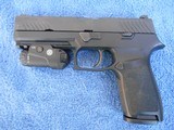 Sig Sauer P320 Pistol in 9mm with SIG FOXTROT1X Weapon Light - 1 of 8