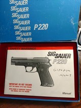 Sig Sayer P220 9MM - 2 of 11