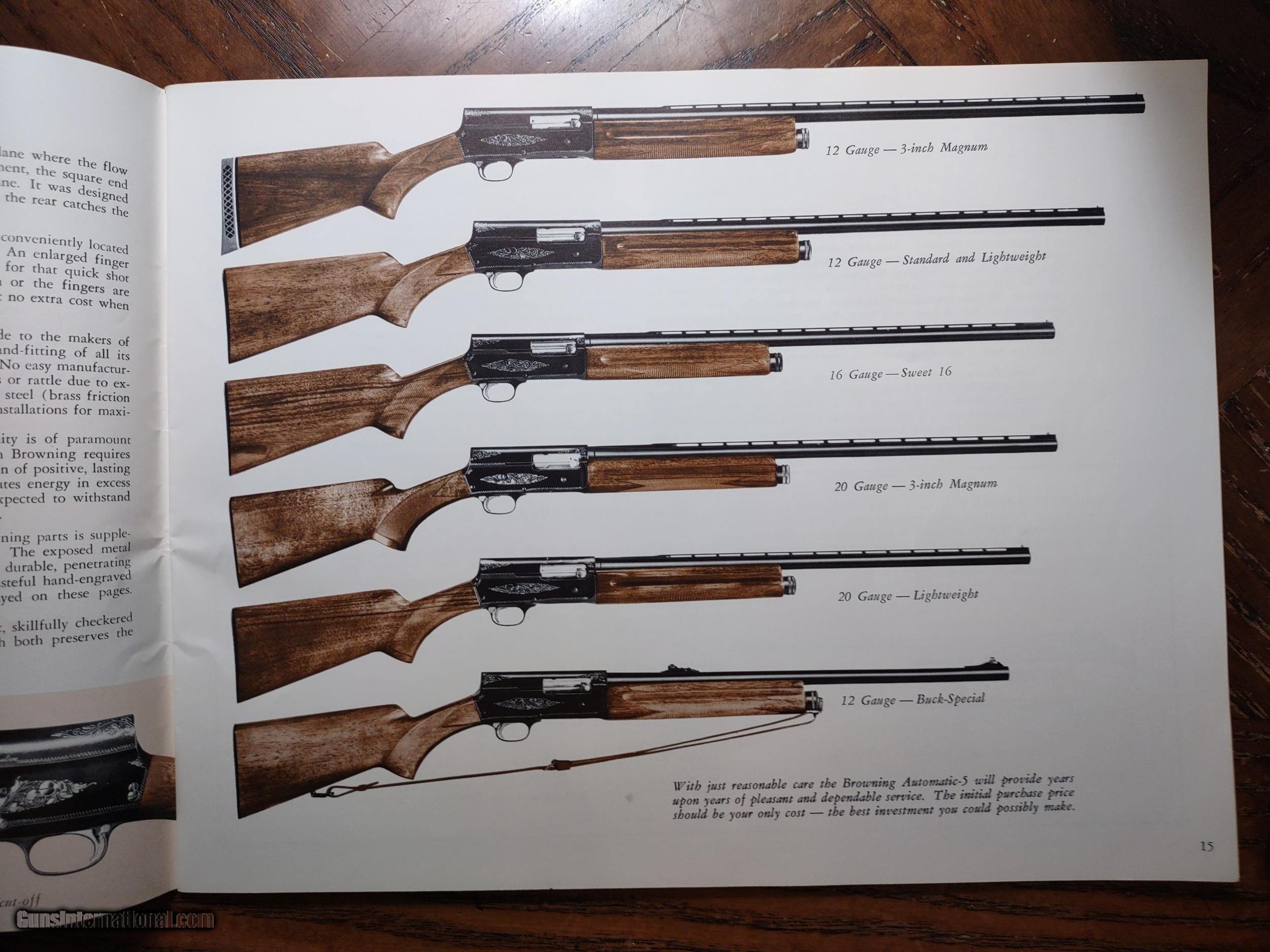 BROWNING ARMS. 1970 PRODUCT CATALOG