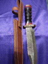 Handmade Bowie/Hunting knife - 8 of 10