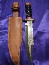 Handmade Bowie/Hunting knife - 1 of 10
