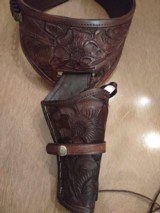 Leather holster rig, revolver - 11 of 14