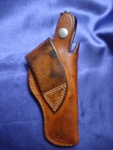 BIANCHI tooled leather holster - 6 of 8