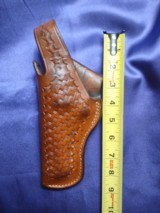 BIANCHI tooled leather holster - 2 of 8