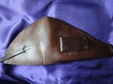 Leather belt holster, pistol - 4 of 8