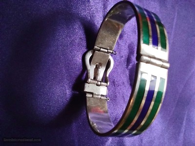 Gucci designed sterling silver bracelet - Image 4 of 13