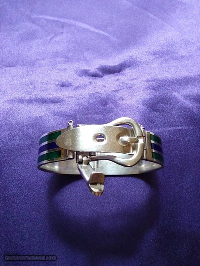 Gucci designed sterling silver bracelet - Image 9 of 13