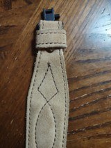 Leather rifle sling, suede leather - 9 of 9