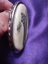 Ivory belt buckle, stainless steel - 3 of 7