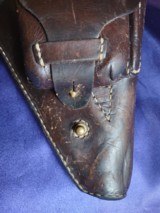 Nambu, Type 14, leather holster - 3 of 10