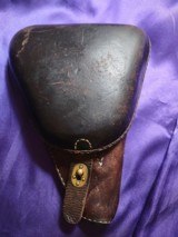 Nambu, Type 14, leather holster