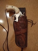 J. Nunez, gunfighter tooled holster - 11 of 12