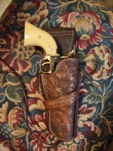 J. Nunez, gunfighter tooled holster - 12 of 12