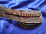 J. Nunez, gunfighter tooled holster - 9 of 12