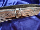 J. Nunez, gunfighter tooled holster - 4 of 12