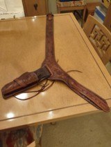 J. Nunez, gunfighter tooled holster - 8 of 12