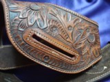J. Nunez, gunfighter tooled holster - 2 of 12