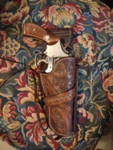 J. Nunez, gunfighter tooled holster - 6 of 12
