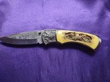 Folding knife, all steel, 7 3/4