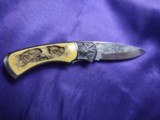 Folding knife, all steel, 7 3/4