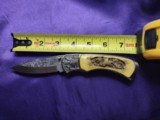 Folding knife, all steel, 7 3/4