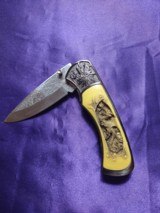 Folding knife, all steel, 7 3/4