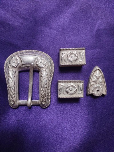 HOLLAND JEWELRY, 4-piece sterling buckle