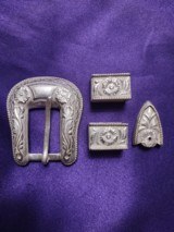 HOLLAND JEWELRY, 4-piece sterling buckle