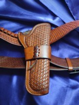 George Lawrence SAA belt and holster - Image 2 of 12