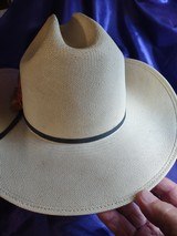 Resistol western straw hat - 10 of 13