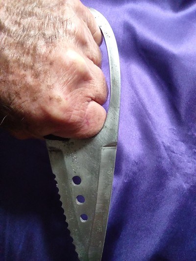 Stainless steel, fighting inife - Image 4 of 10