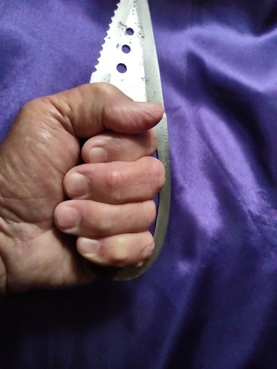 Stainless steel, fighting inife - Image 10 of 10