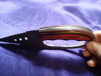 Stainless steel, fighting inife - Image 7 of 10