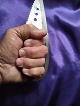 Stainless steel, fighting inife - Image 10 of 10